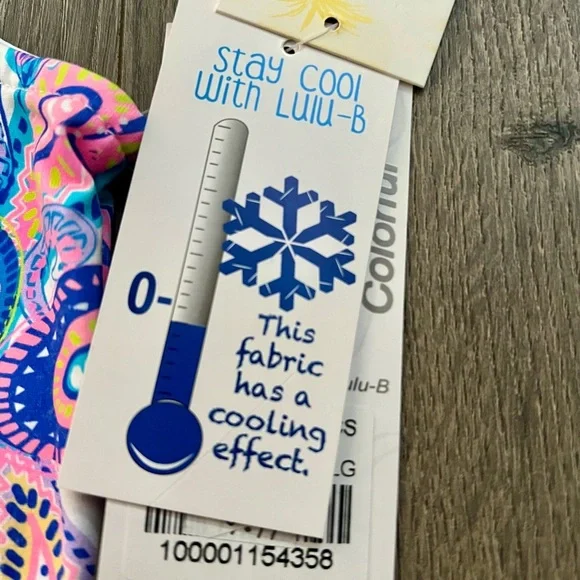 Lulu B Paisley Sleeveless Dress Size Large UPF 50 Cooling Fabric New With Tags - Picture 8 of 10